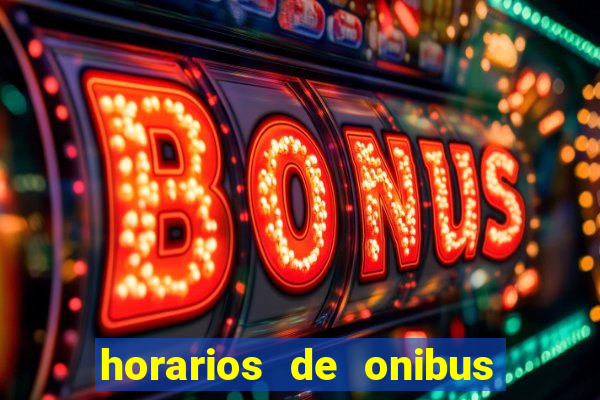 horarios de onibus cassino cidade nova